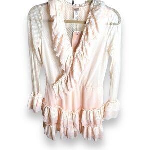 NWT We are HAH Medium “Mags About You” Mini Dress blush pink MSRP $300